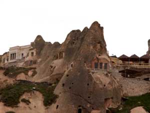 Dwellings in cliff faces